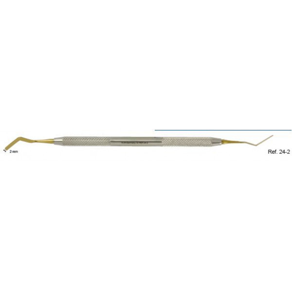 Гладилка обратная, гибкая, 2,0 мм, нитрид титановое покрытие