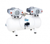 100/30 TANDEM PRIME S - безмасляный компрессор без осушителя, 100 л, 340 л/мин | MGF (Италия)