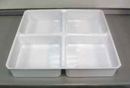 Вставка на 4 ячейки для выдвижного ящика