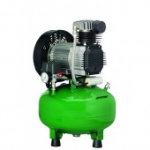 KD 224 B - безмасляный компрессор для 2-х стоматологических установок, без осушителя, с кожухом, с ресивером 24 л (100 л/мин) | Diplomat Dental (Словакия)
