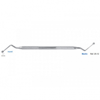 Ложка кюретажная круглая Martin, 3,0 мм, HLW Dental Instruments (Германия)